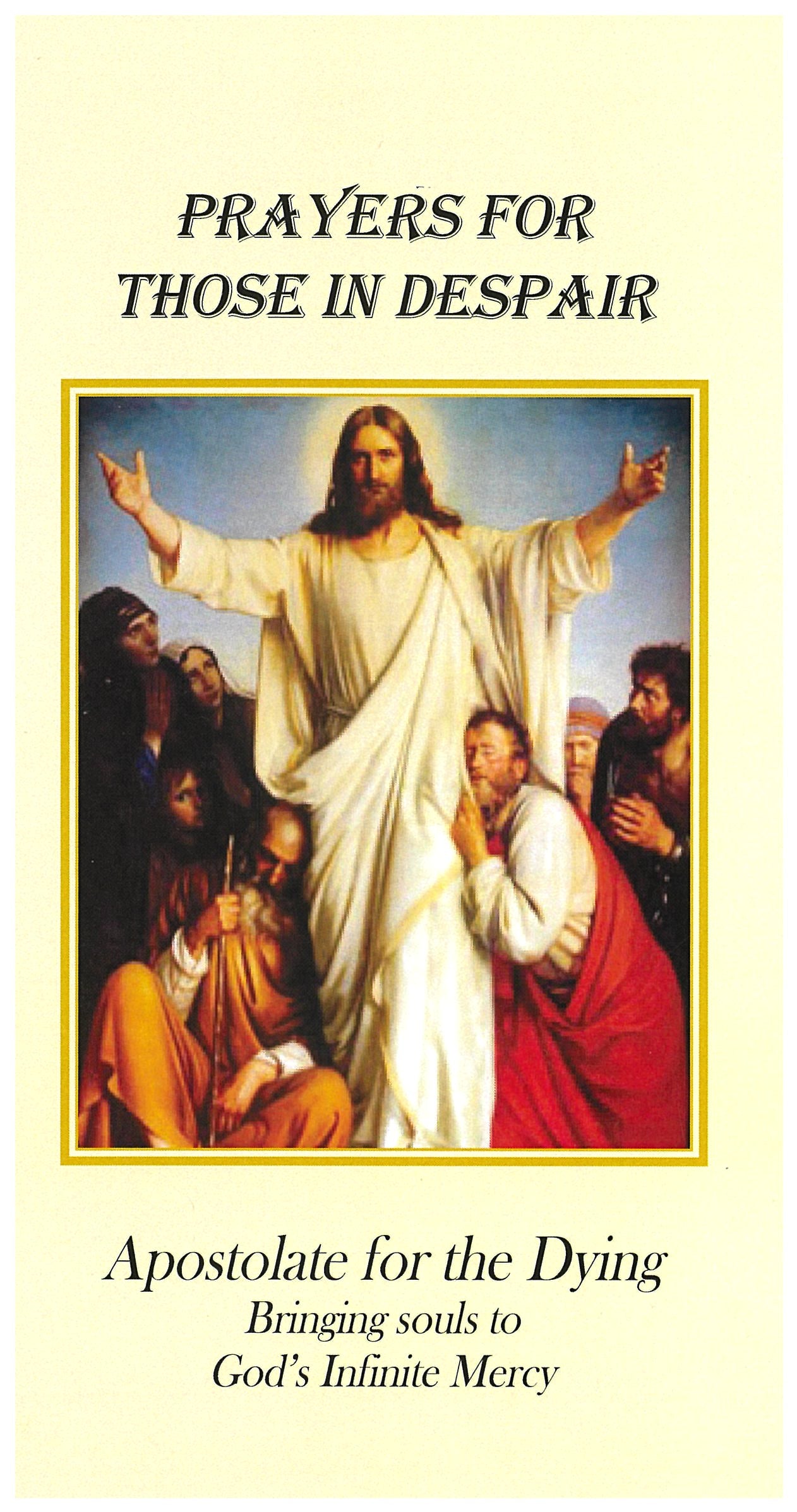 Prayer Card-Prayers For Those In Despair