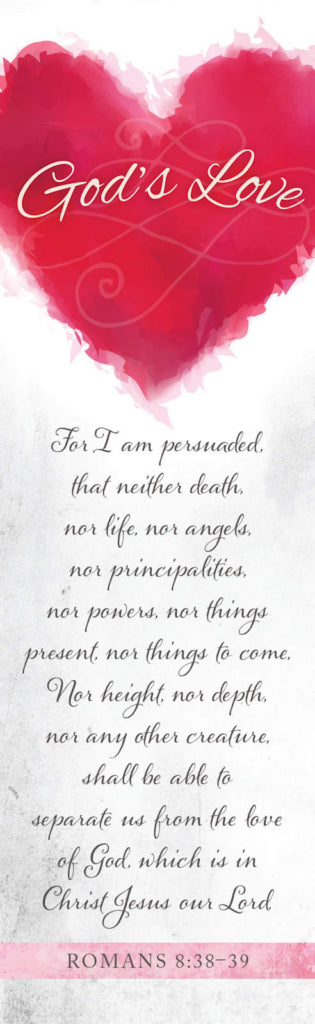 Bookmark/25pk/Rom 8:38-39/God's Love