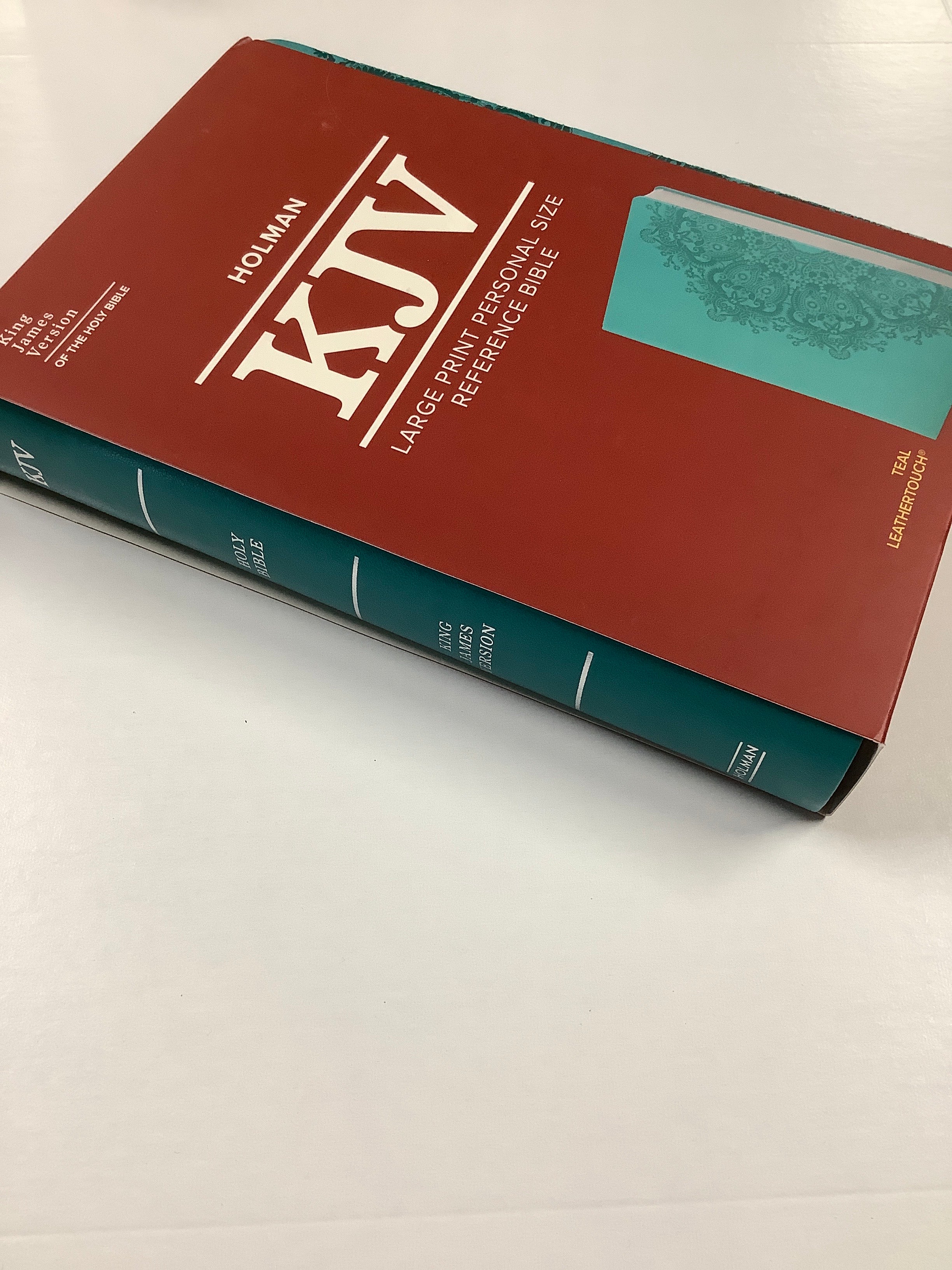 Bible/KJV/LP/PS/Ref/Teal/Design