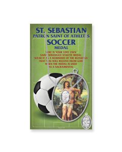 Necklace/Oval/Soccer/St Sebasti