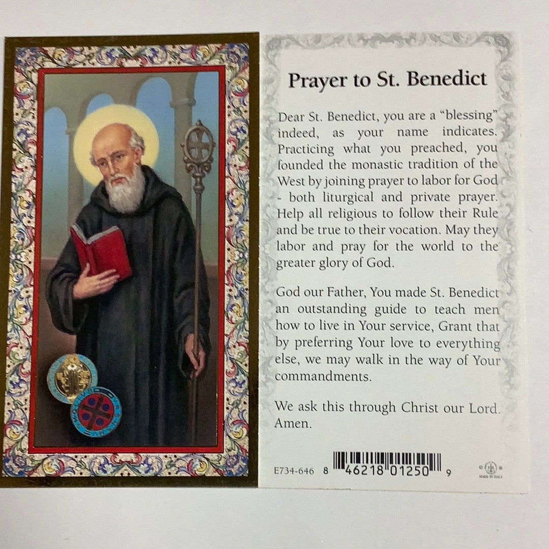 BM-gold-embossed-St Benedict-E734-646
