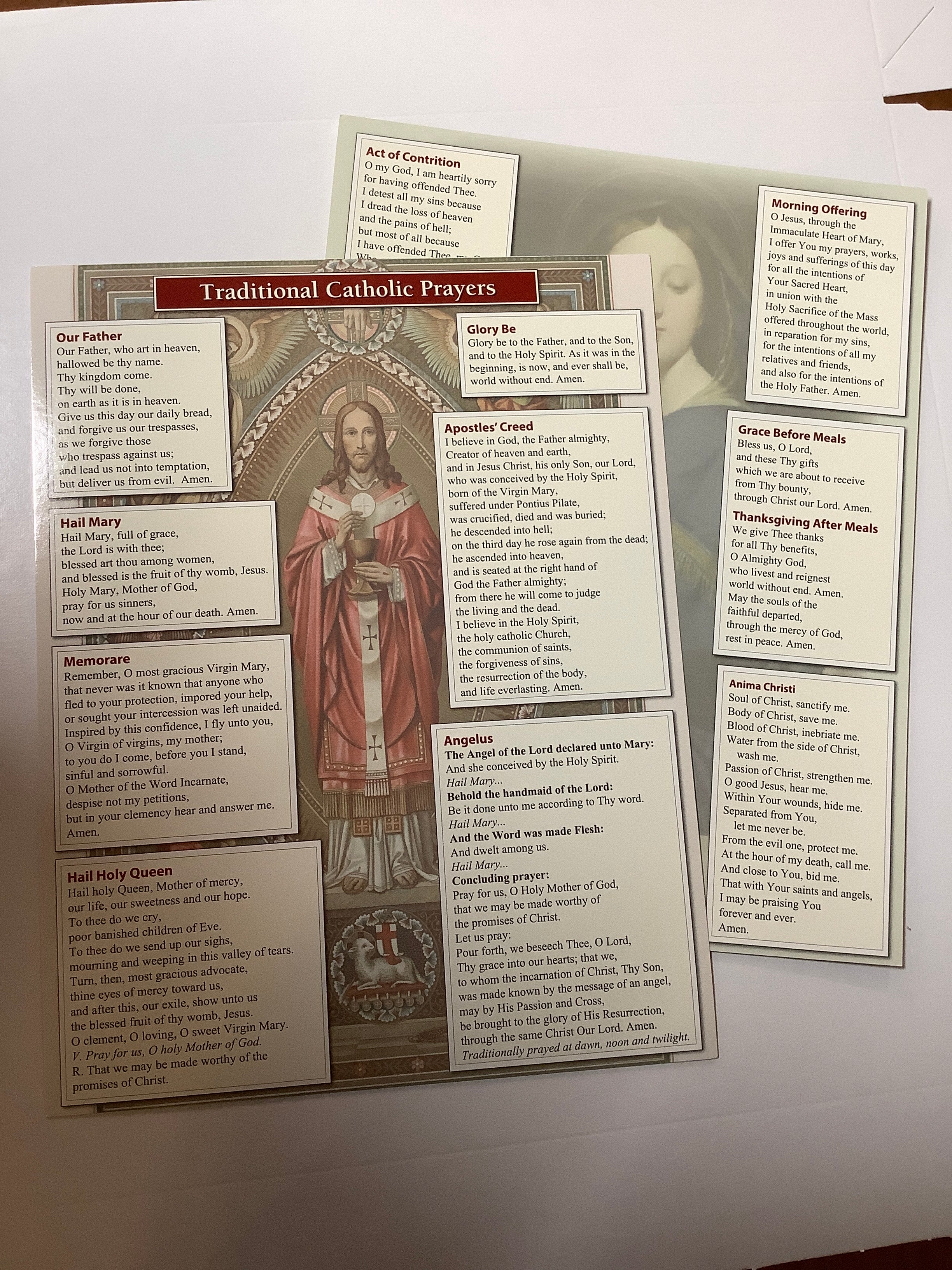 Prayer Card/8 x 10/English-PC-600