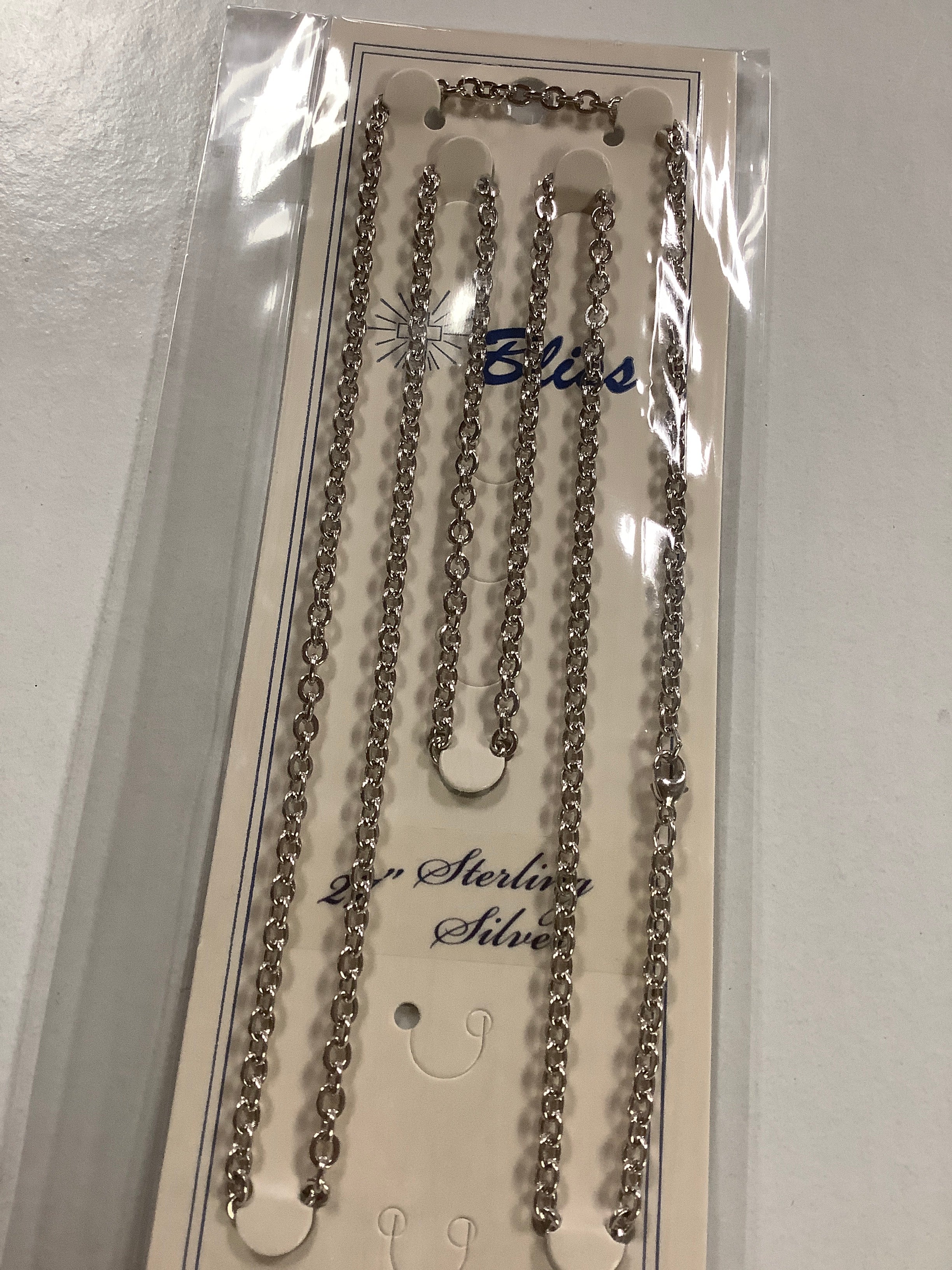Chain-SS-27"-Cable Flat-Lobster Claw-C18SS27C