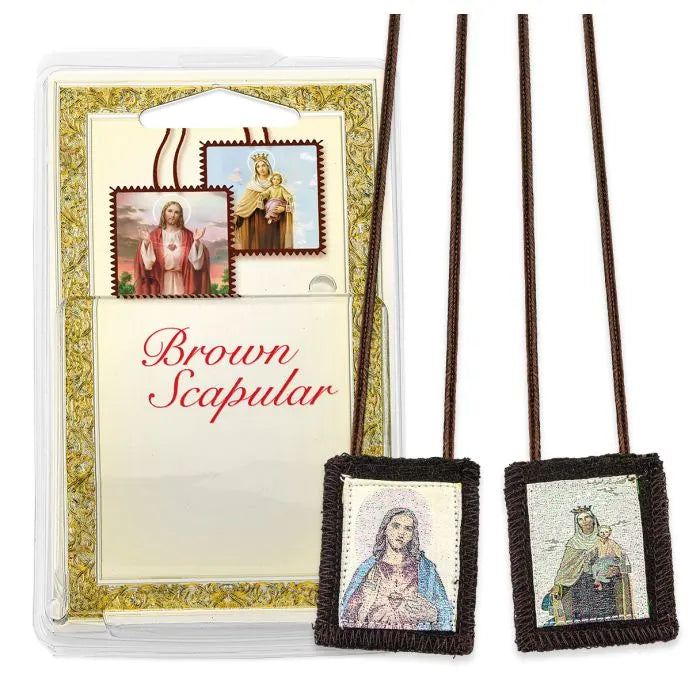 Scapular-Brown Wool Cord-22"