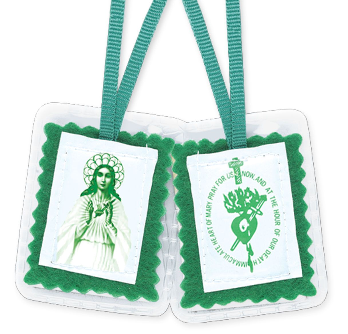 Scapular/Green/Laminated