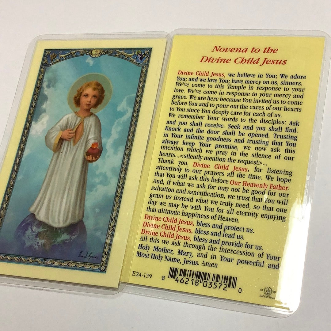 BM-laminated-Divine Child Jesus-E24-159