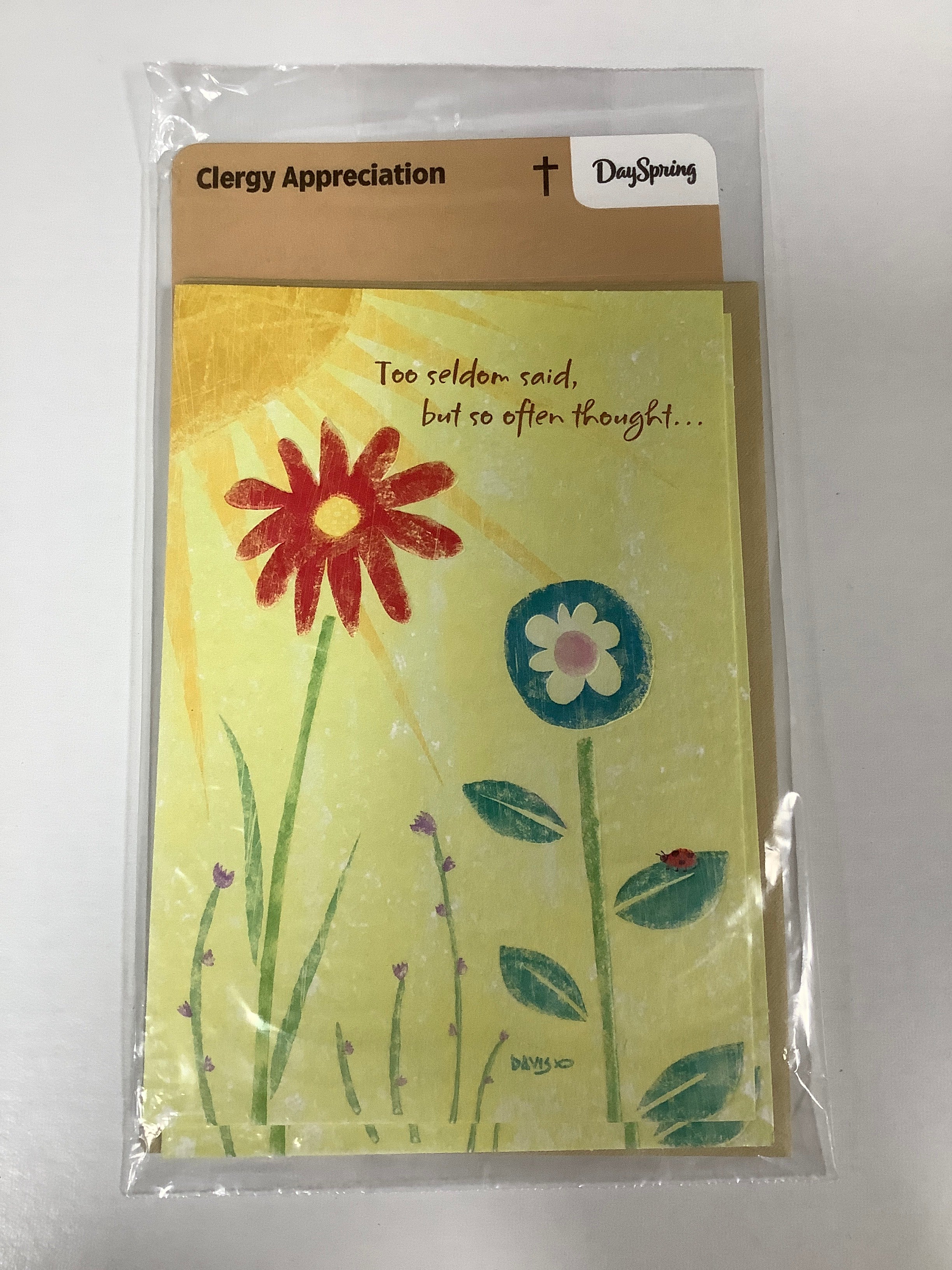 Card-Clergy Appreciation-Flowers In Sunshine-32790