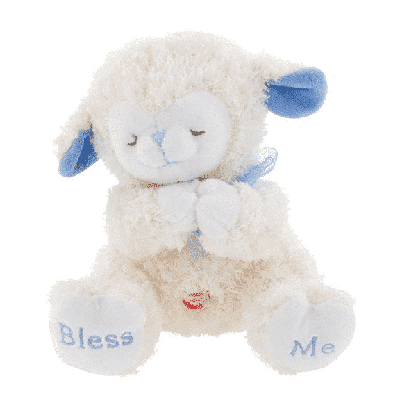 Stuffed-Lamb-Praying-Blue-Bless Me