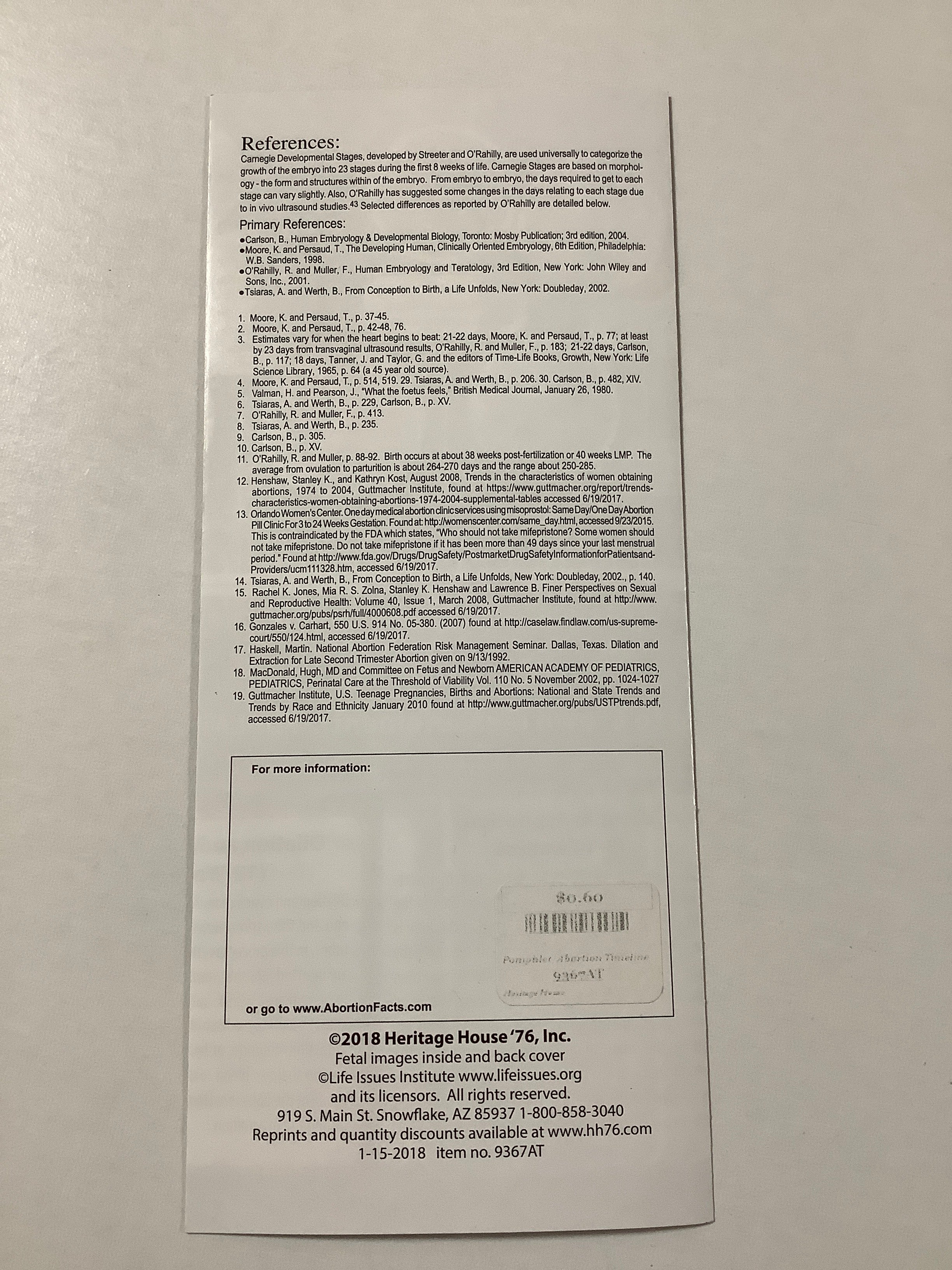 Pamphlet/Abortion Timeline-Abortion