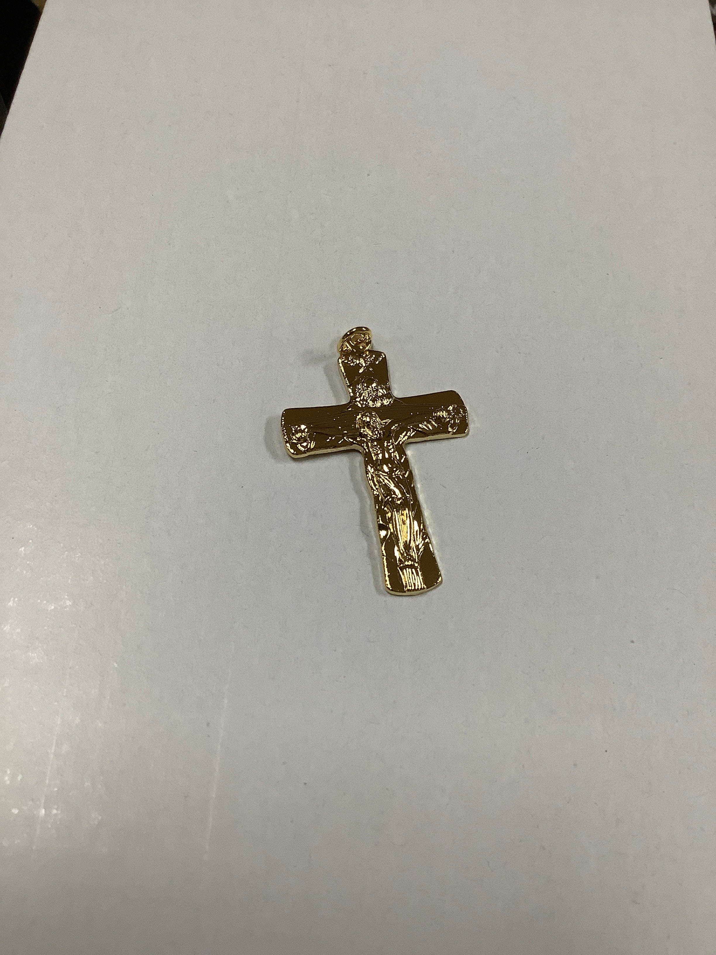 Crucifix Medal-Gold