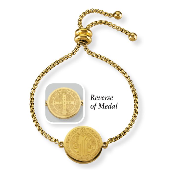 Bracelet-St.Benedict-Gold STS-3/4"