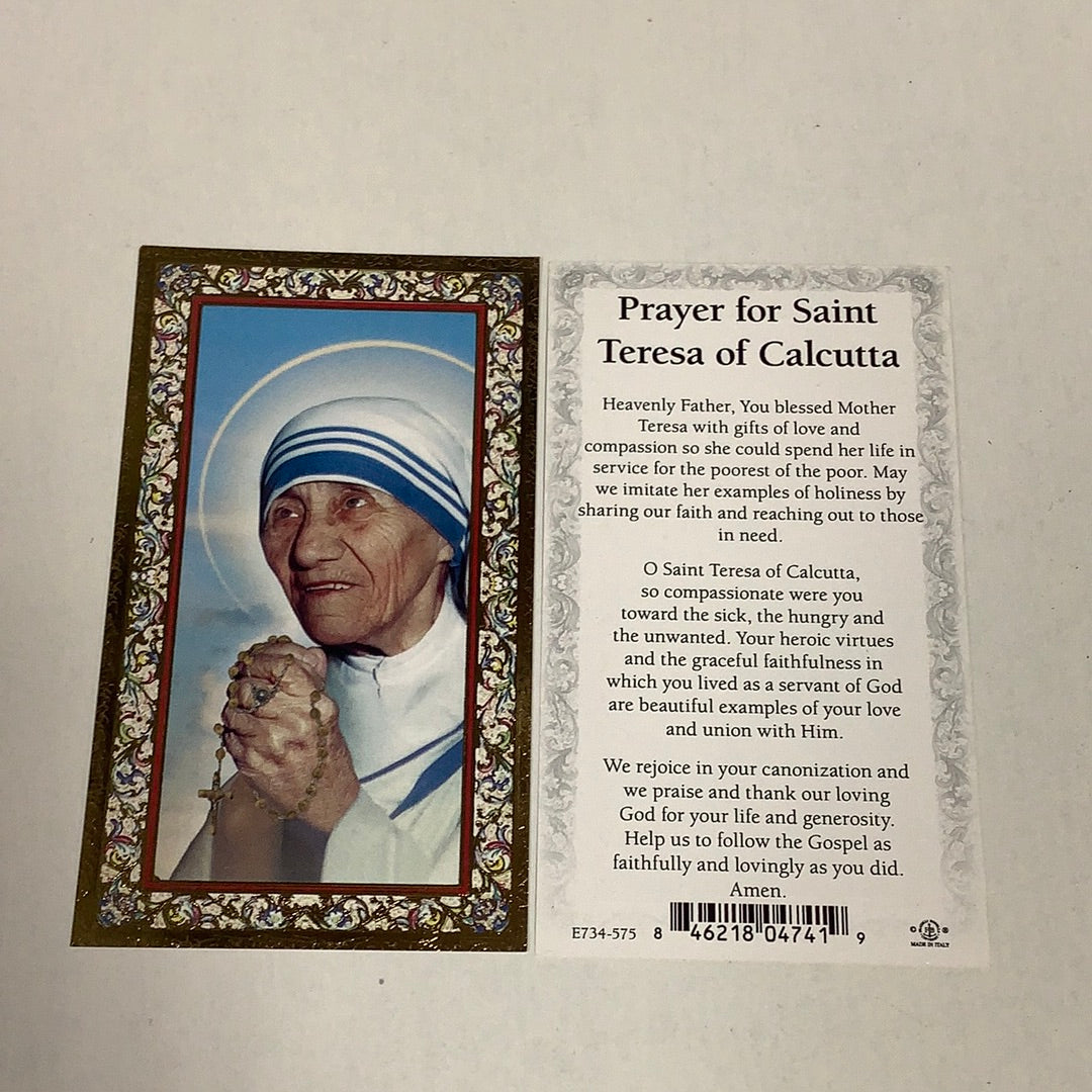 BM-gold-embossed-St Teresa of Calcutta-E734-575