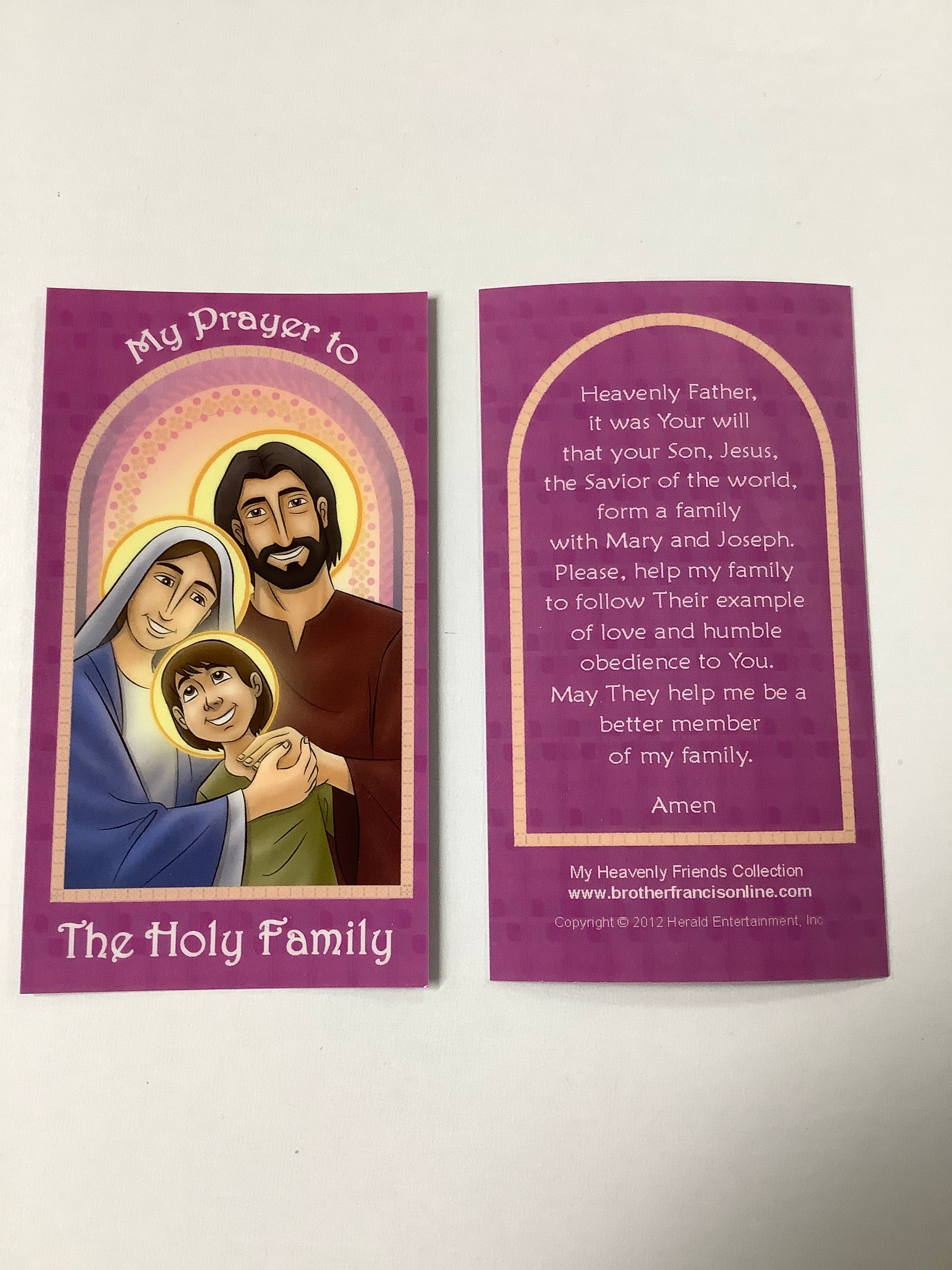 Prayer Card/My Heavenly Friend