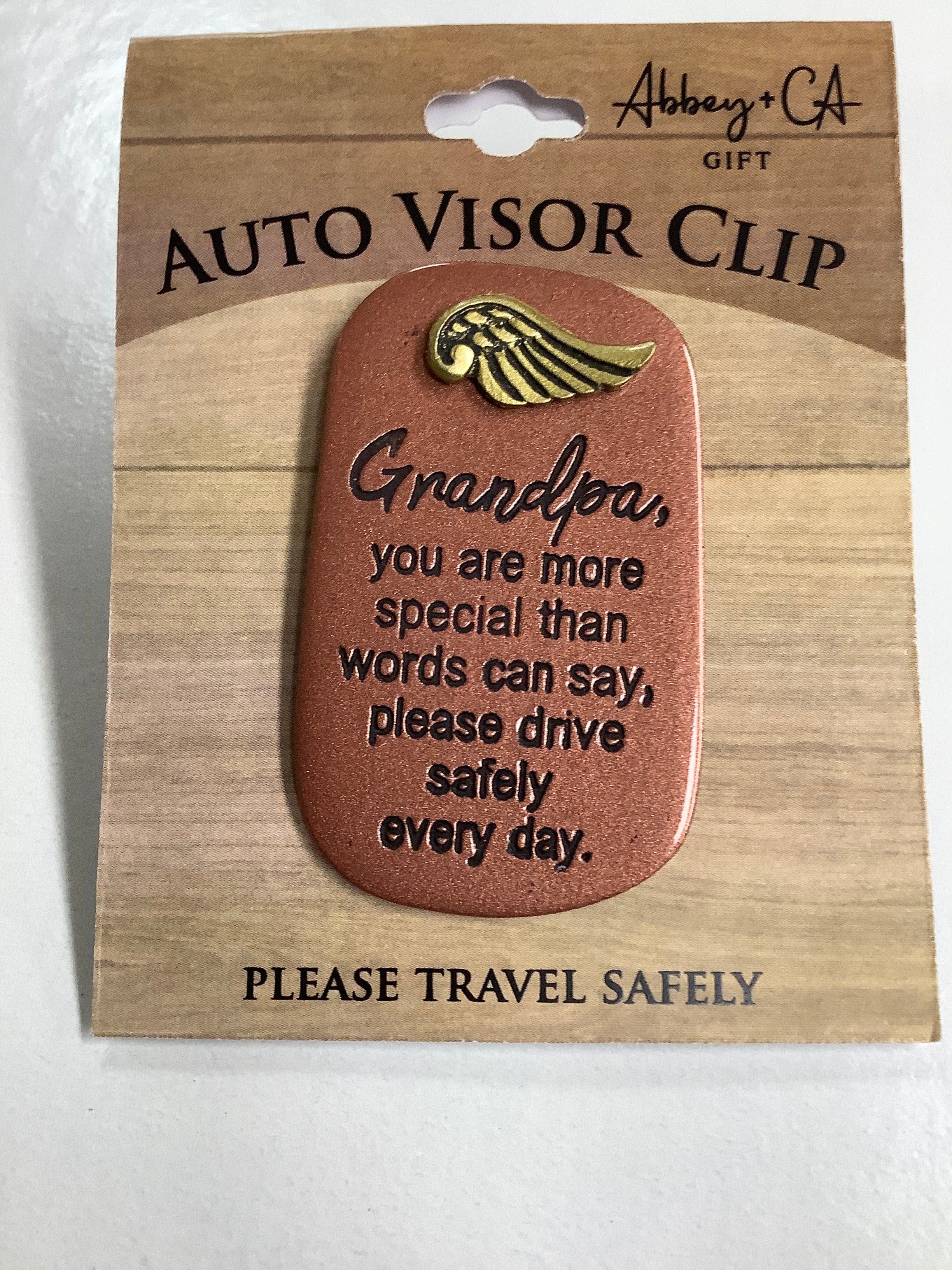 Visor Clip-Grandpa-You Are More Special Than Words
