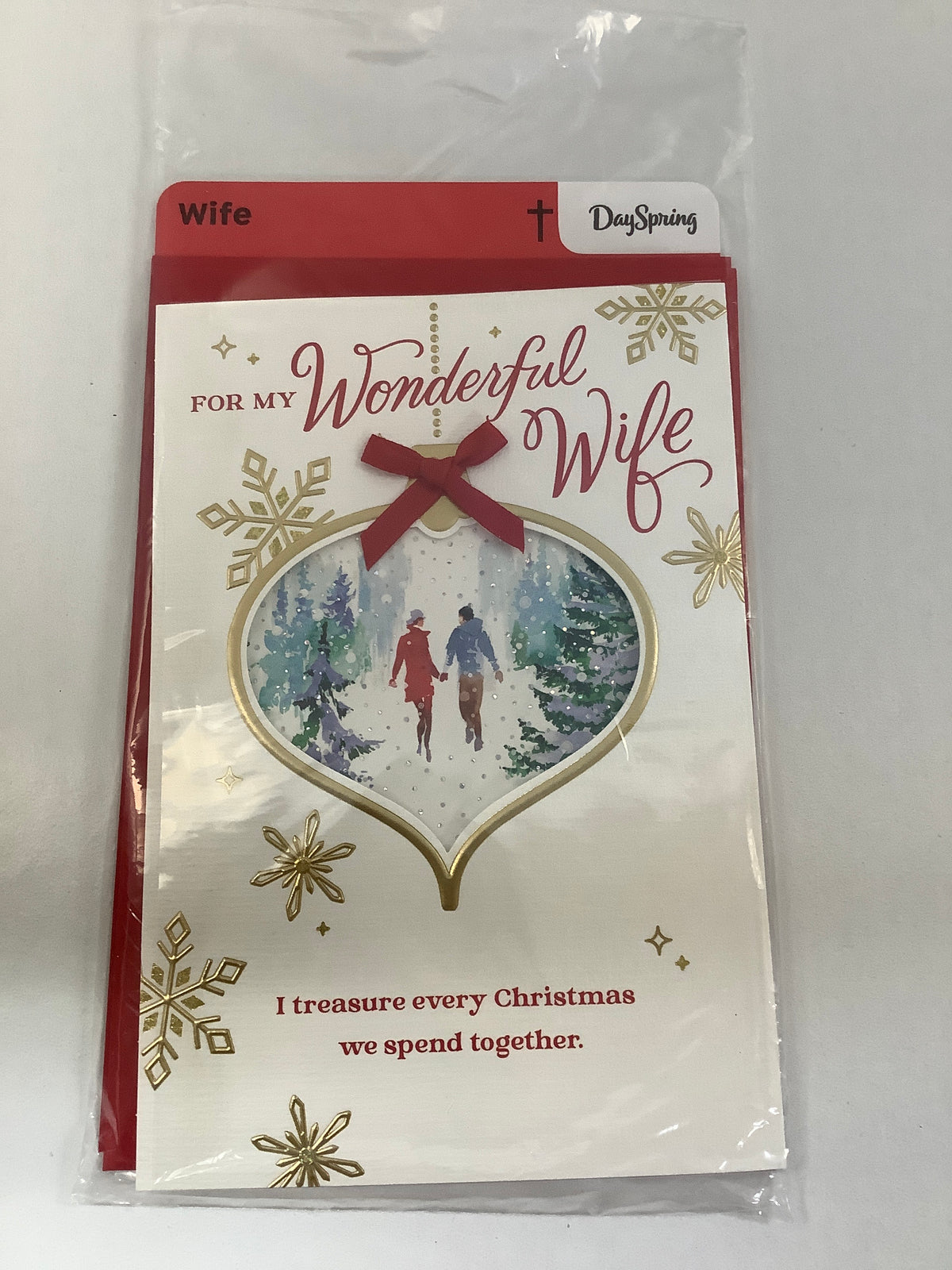 Card-Wife-Christmas-Couple Ornament-6240909