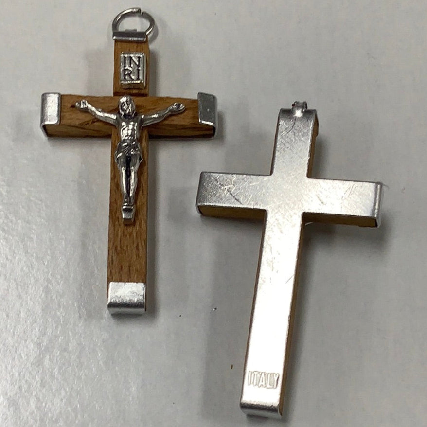 Crucifix-Wood-Natural-MD-1&3/4"