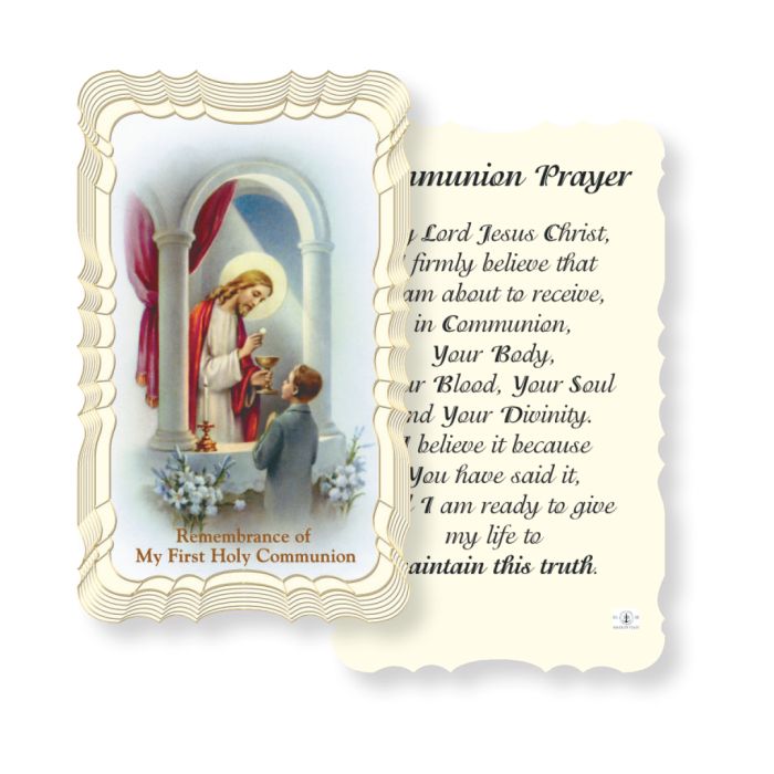 Prayer Card-First Communion-Boy