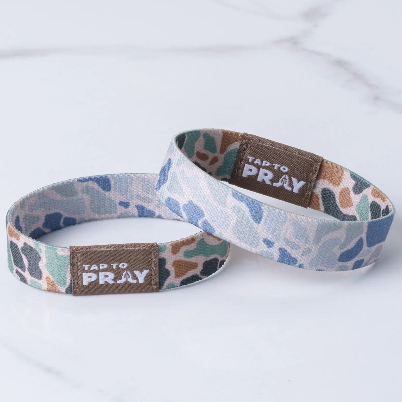 Bracelet-Tap To Pray-River Rock Camo-Classic & Sage