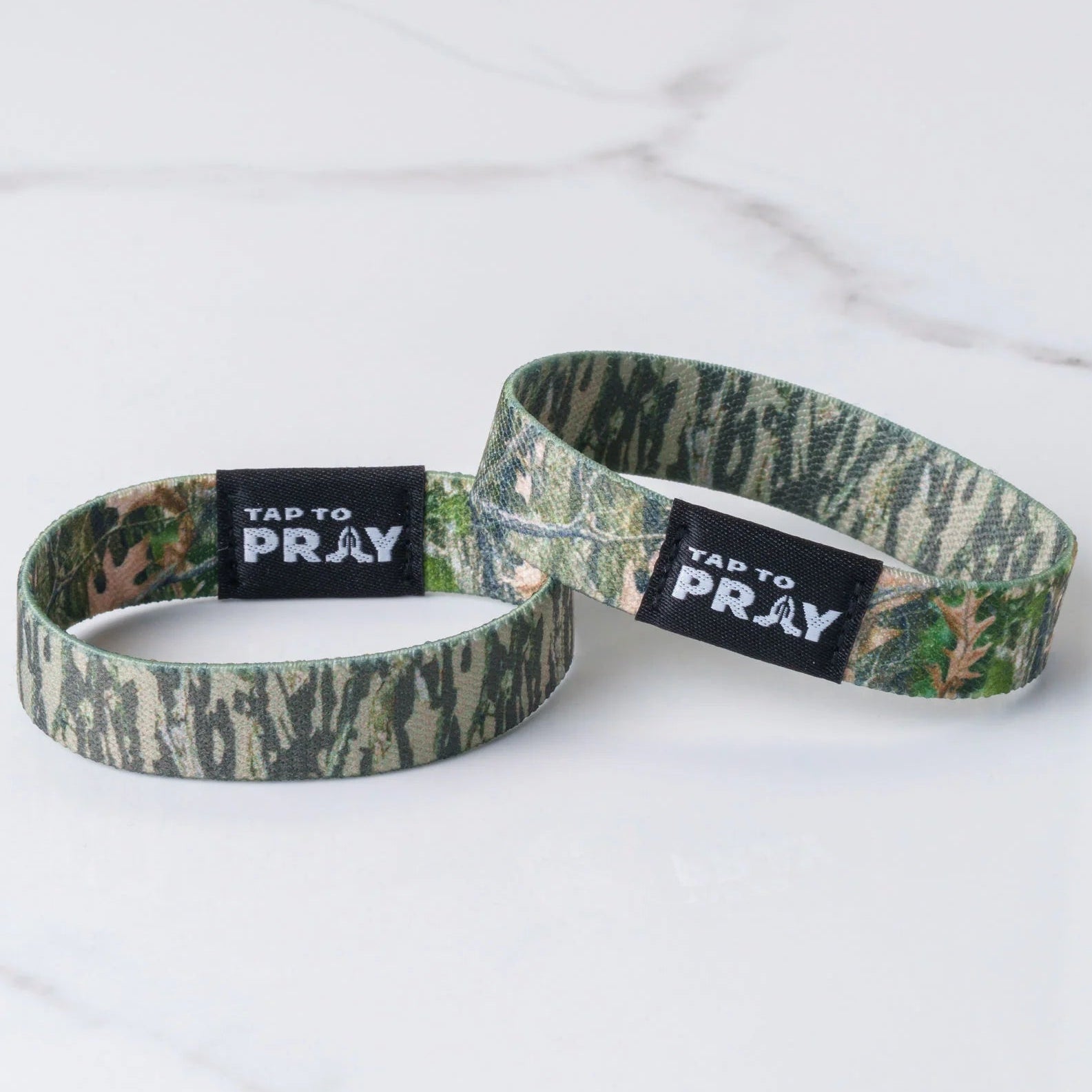Bracelet-Tap To Pray-Forest & Tree Bark Camo