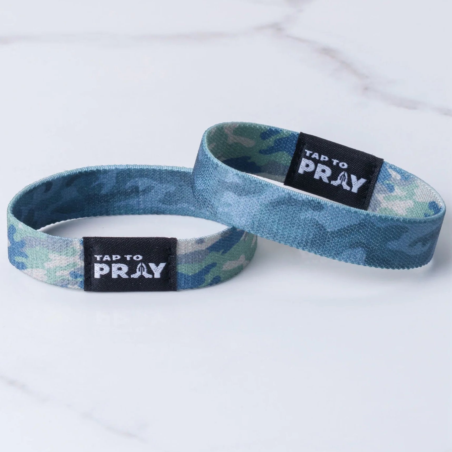 Bracelet-Tap To Pray-Green & Charcoal Camo
