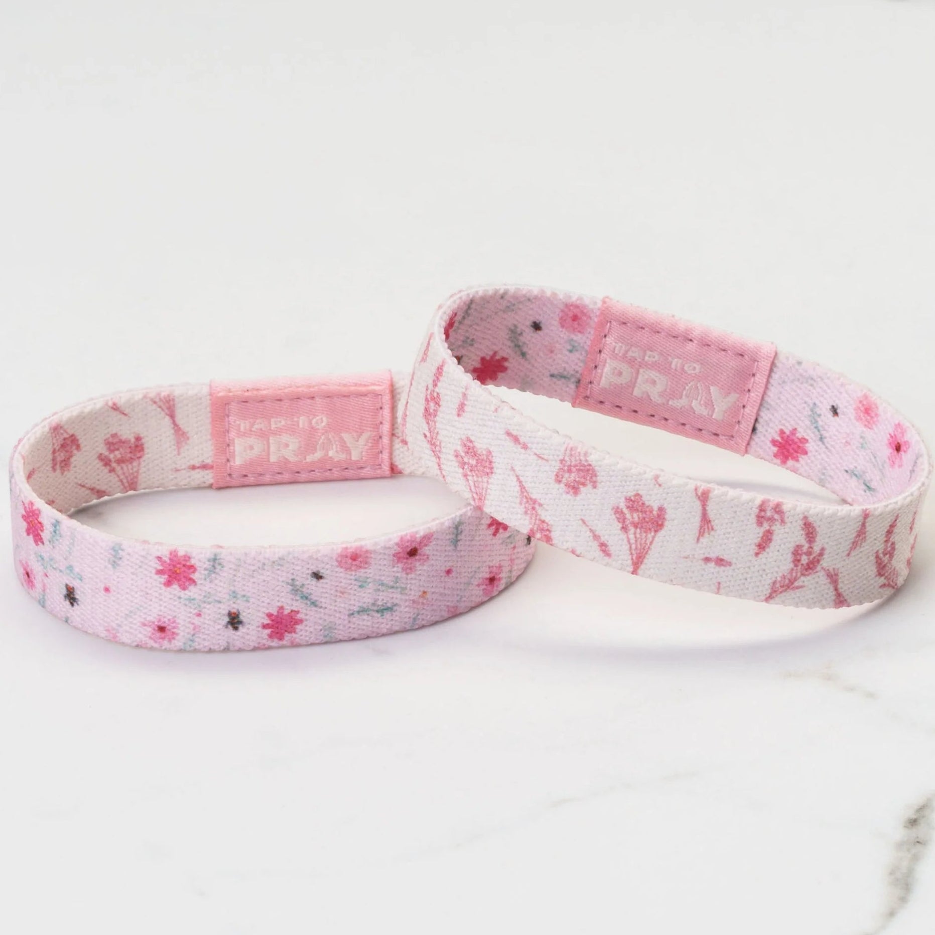 Bracelet-Tap To Pray-Meadows-Pink