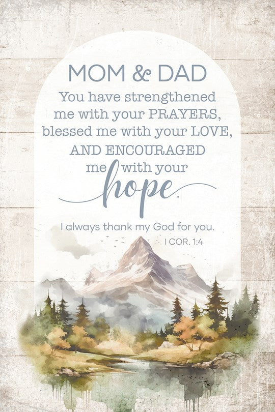 Plaque-Mini-Mom & Dad-9043