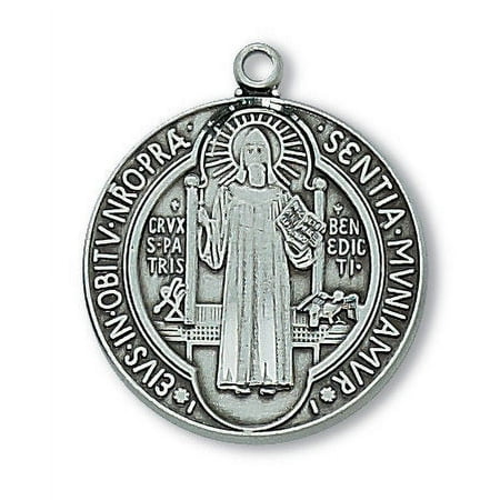 Necklace/An Sil/St Benedict/24"