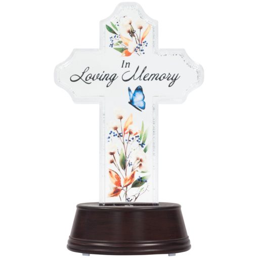 Lantern-Cross-Water-Timer-Loving Memory