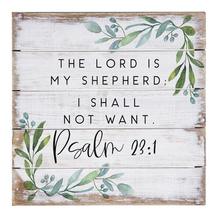 Block-The Lord Is My Shepherd-Mini Pallet