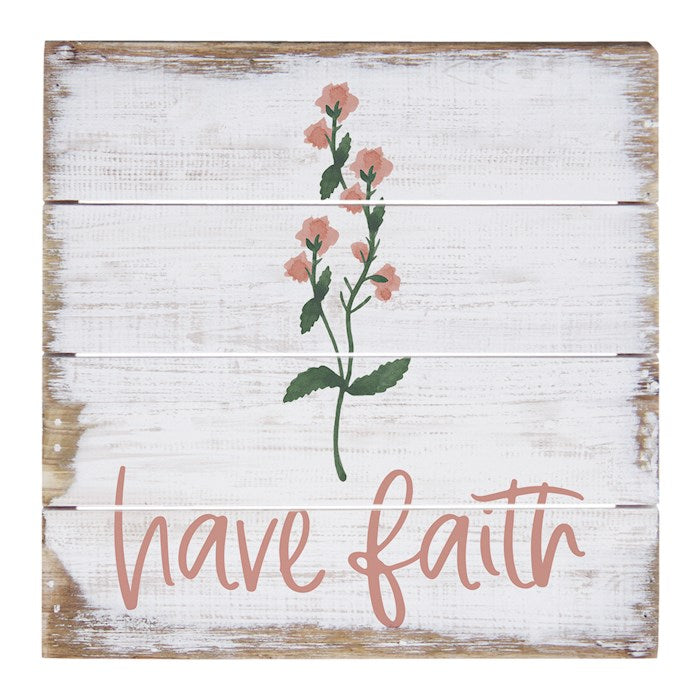 Plaque-Pallet-Have Faith-PET2233