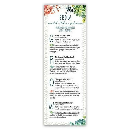 Bookmarks/Grow With The/10Pk