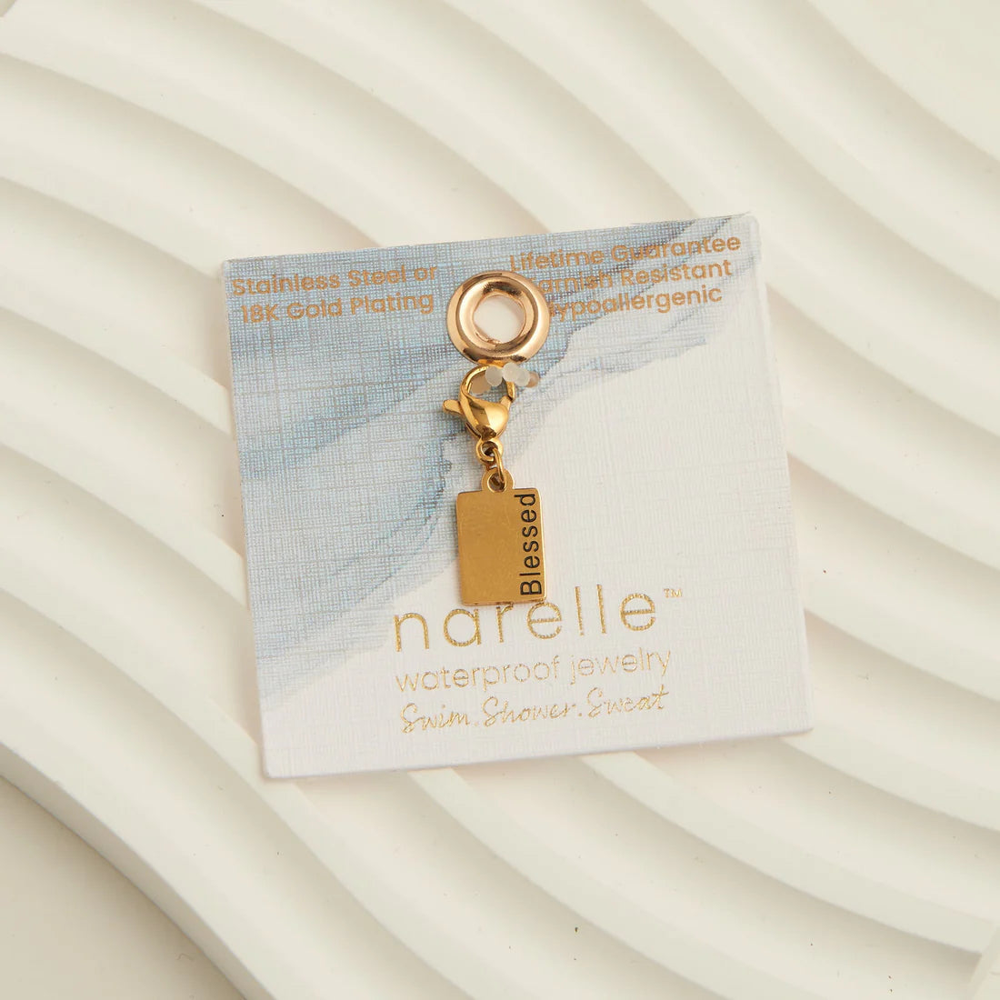 Jewelry-Charm-Narelle-Waterproof-Gold-Blessed Tag