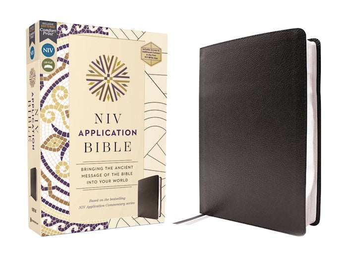 Bible-NIV-Blk-European Bonded Leather-Application
