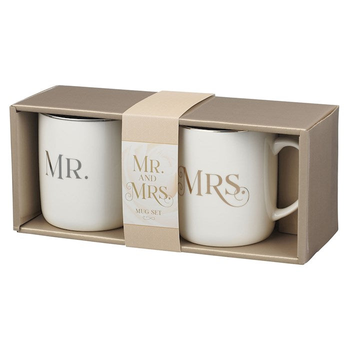 Mug-Wedding-Mr And Mrs-2pc Set