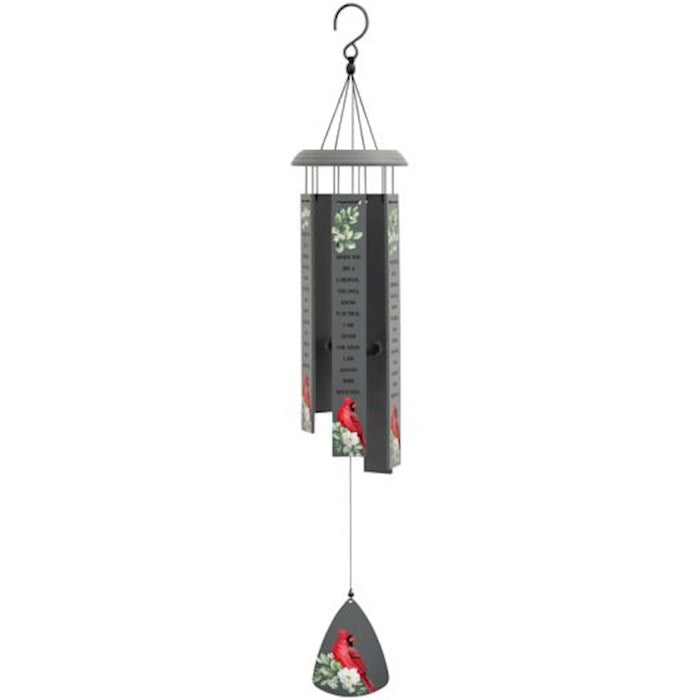 Windchime-Harmony Bar-When You See A Cardinal-32"