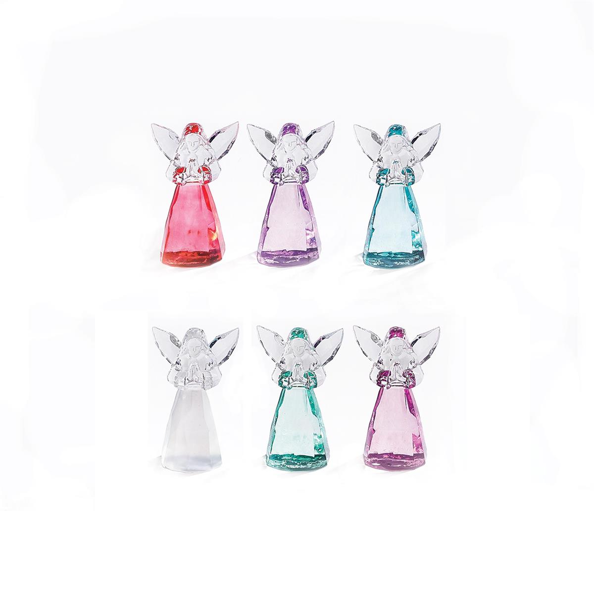 Figurine-Angel-Asstd Birthstone-2.7"