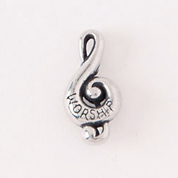 Pin/Music Clef/Worship