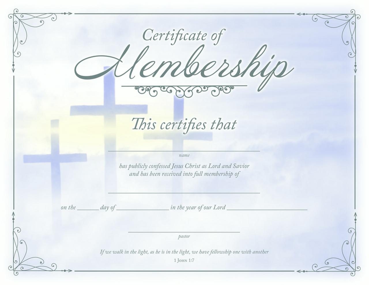 Certificate/Church Membership/6
