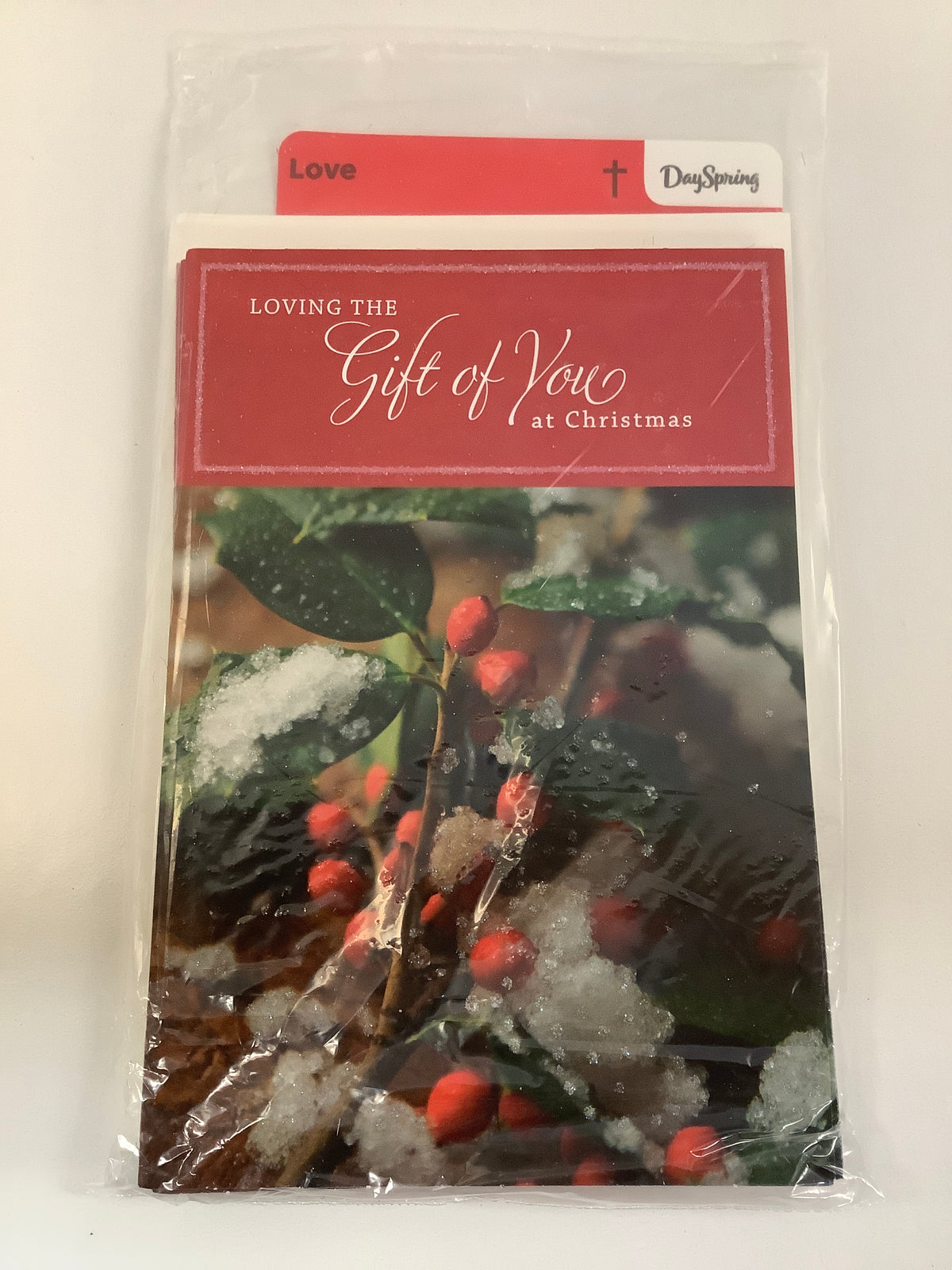 Card-Anyone-Christmas-Holly Leaf Berries-6240609