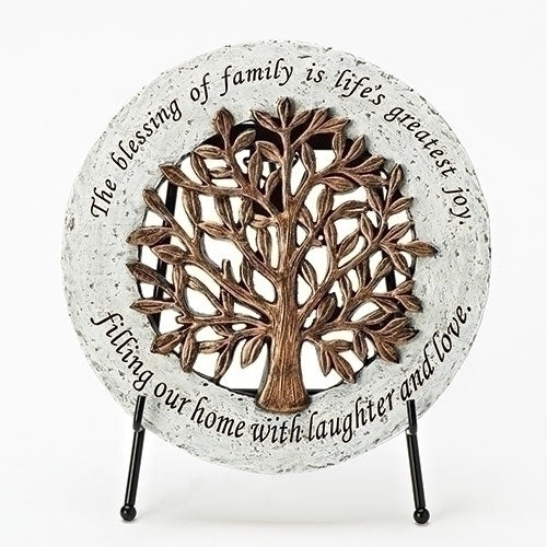 Stone W/Easel-Tree-Blessings Of Family
