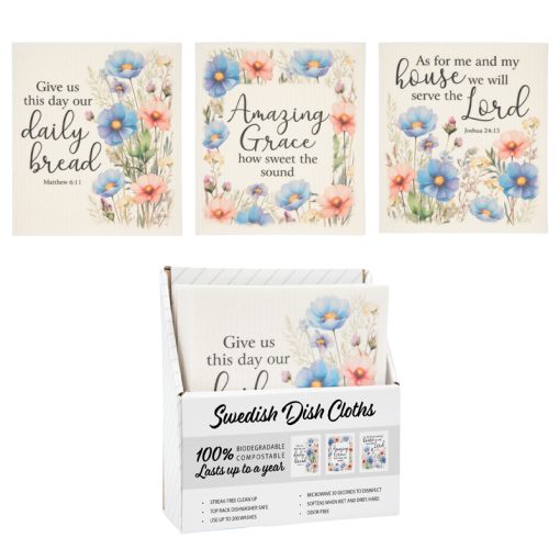 Dish Cloth-Swedish-Floral-Asstd
