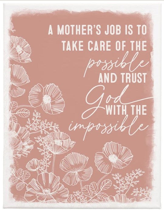 Canvas-A Mother's Job