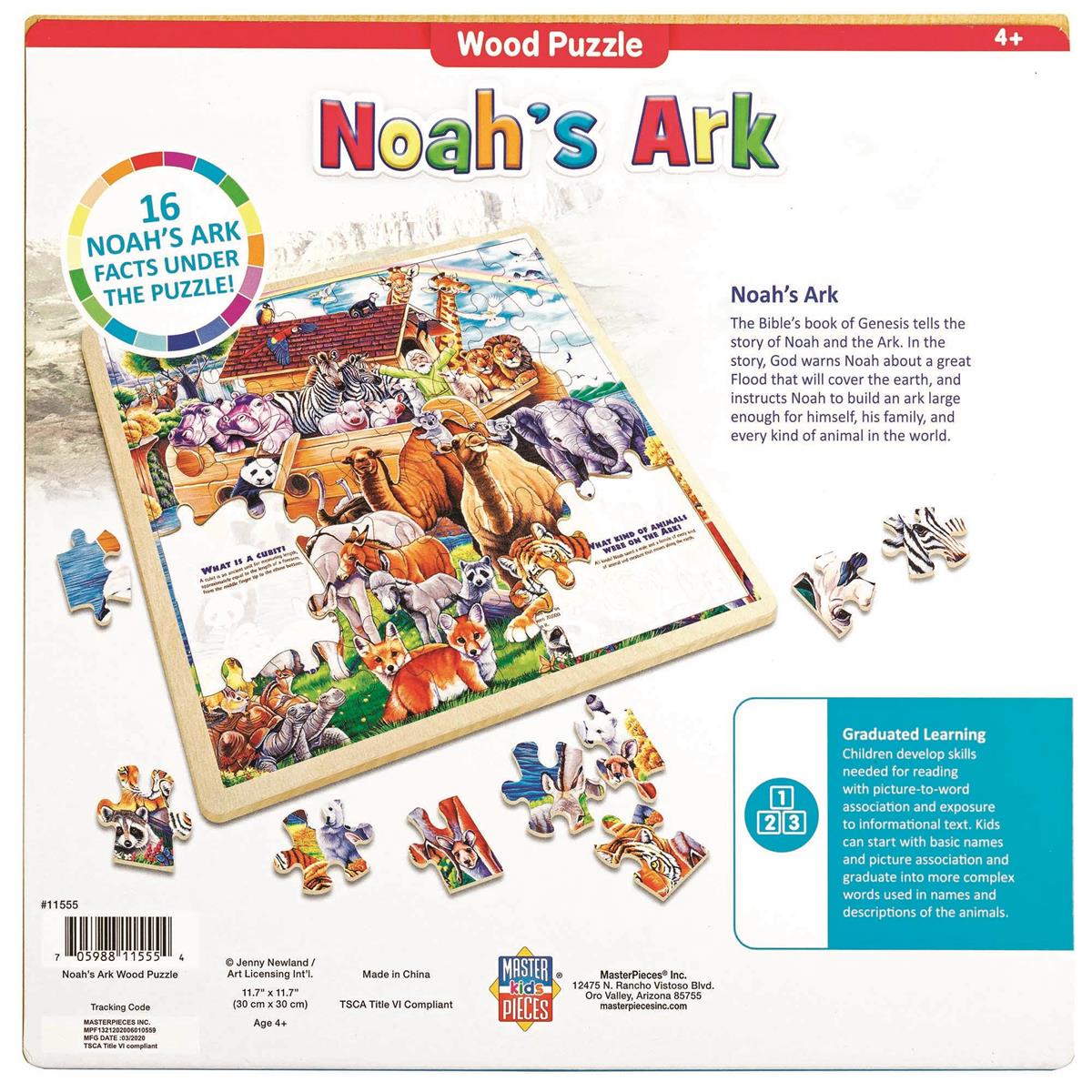 Puzzle-Wooden-48pc-Noah's Ark