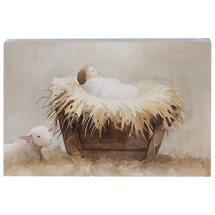 Plock-Christmas-Jesus Manger Art