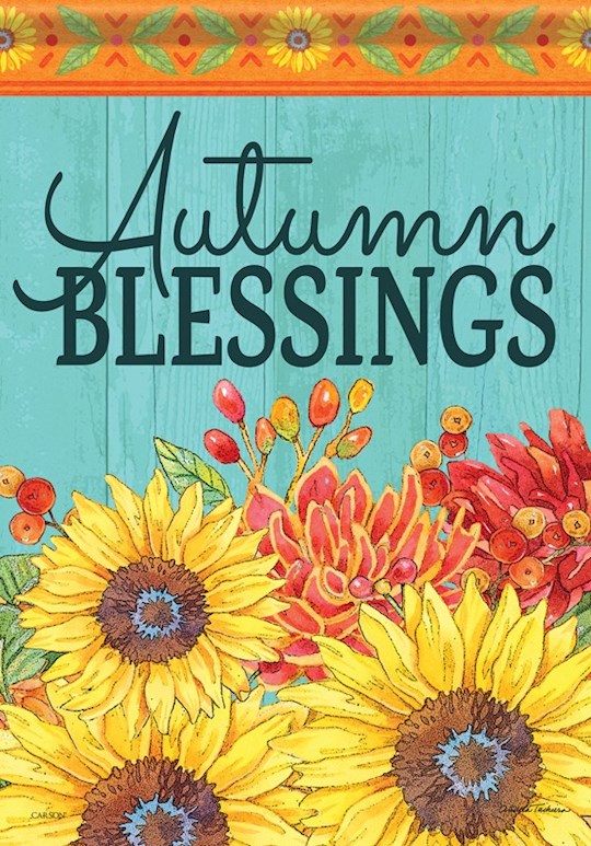 Garden Flag-Autumn Blessings