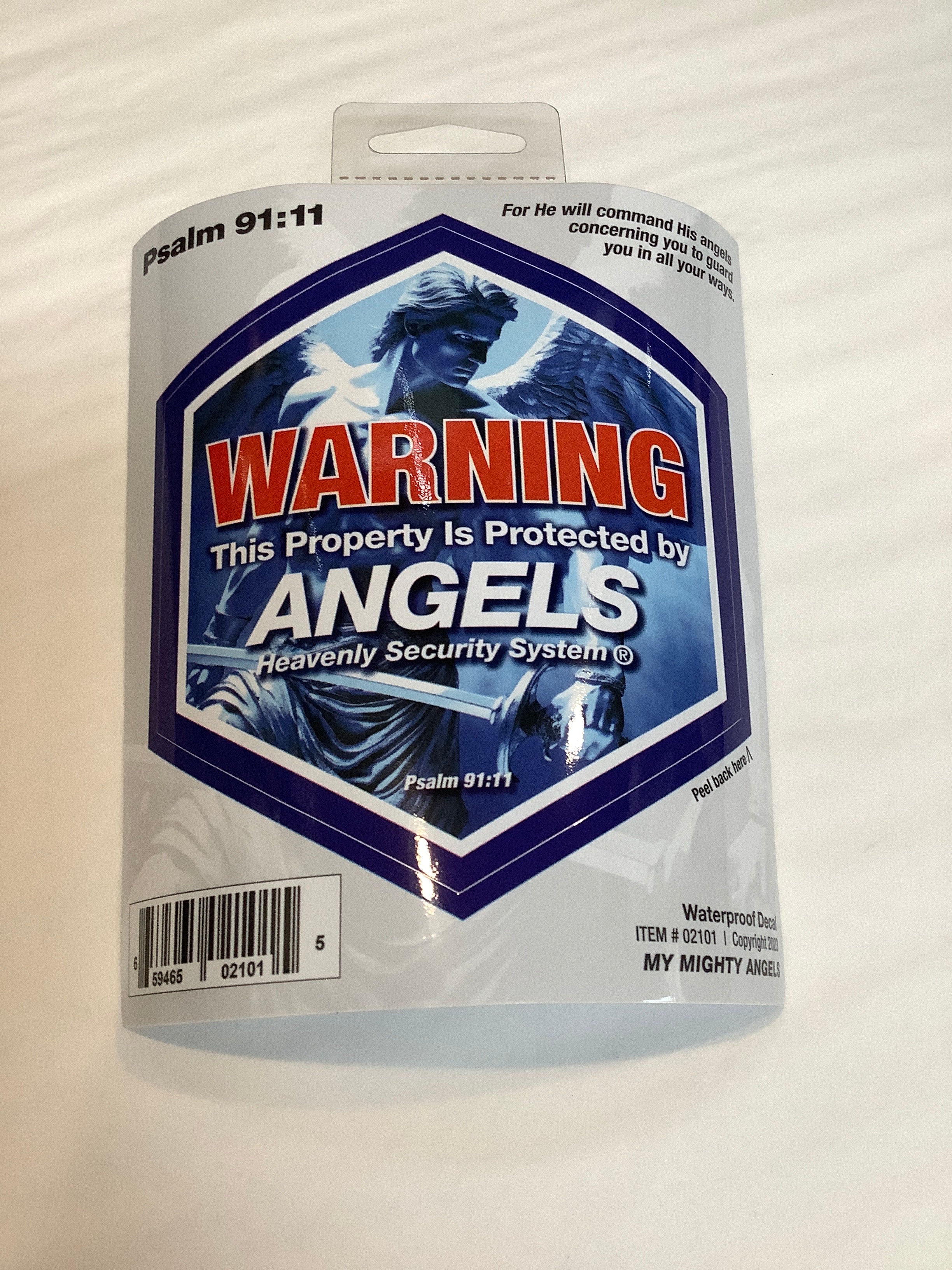 Decal-Warning This Property-Waterproof