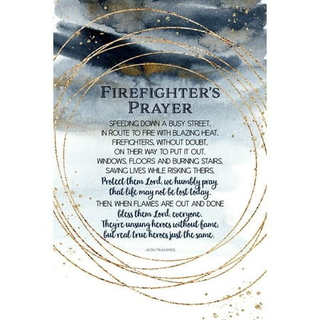 Plaque-Firefighter's Prayer-9517