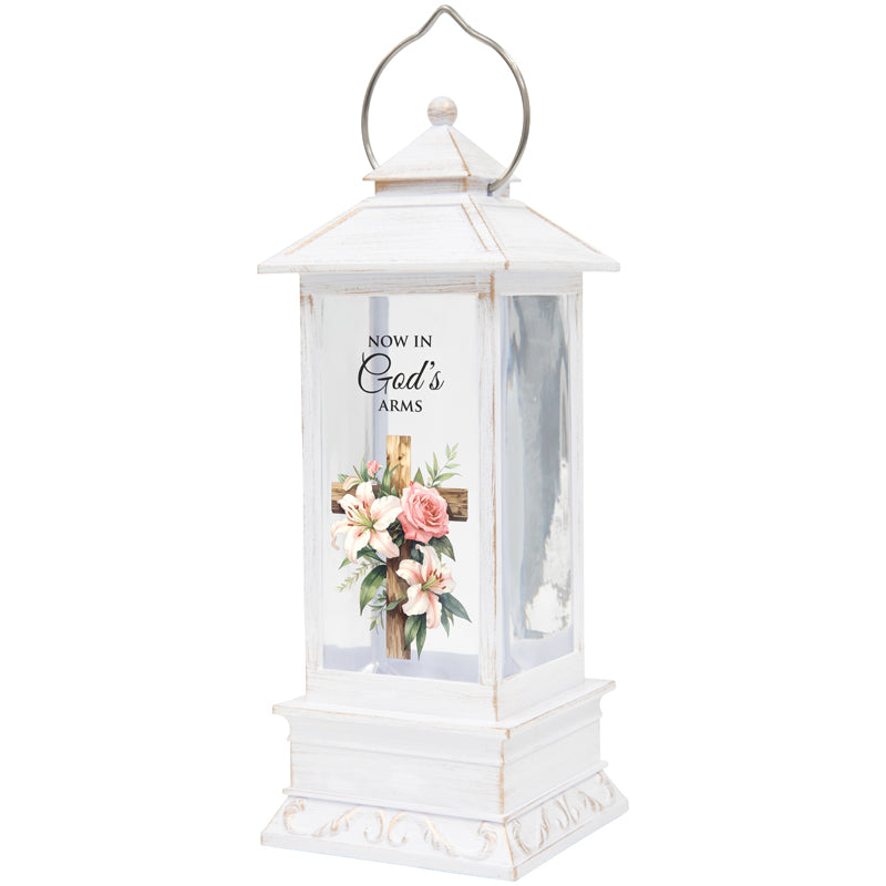 Lantern-Cross-LED-Water-Now In God's Arms
