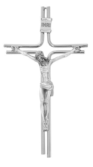 Crucifix-Cut Out-Silver-6"