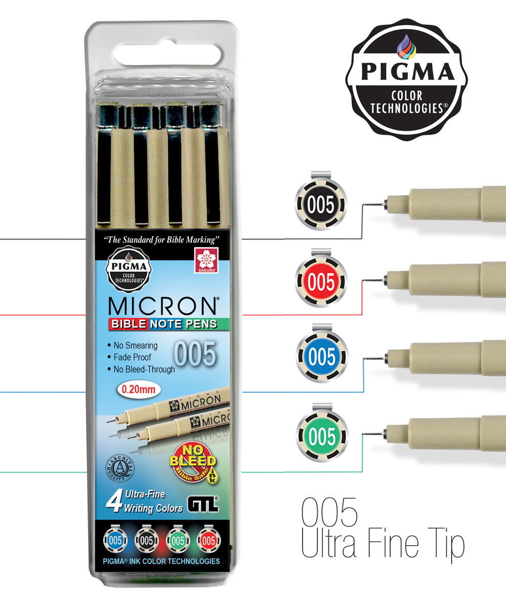 Pens-005 Ultra Fine Point-4pk